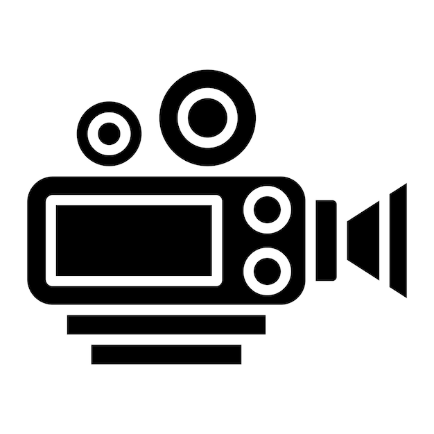 Vector Design Movie Making Icon Stijl