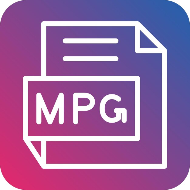 Векторный дизайн MPG Icon Style