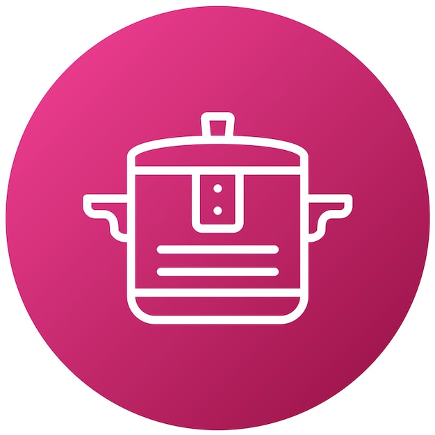 Vector Design MultiCooker Icon Style