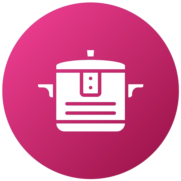 Vector Design MultiCooker Icon Style