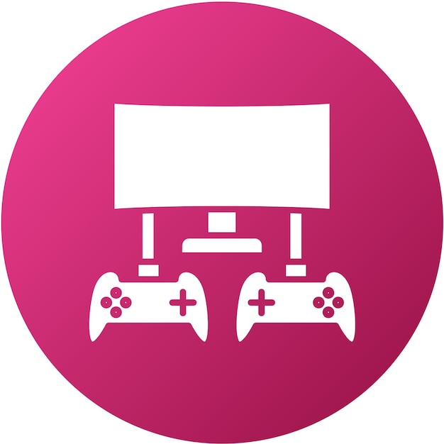 Vector Design Multiplayer Icon Stijl