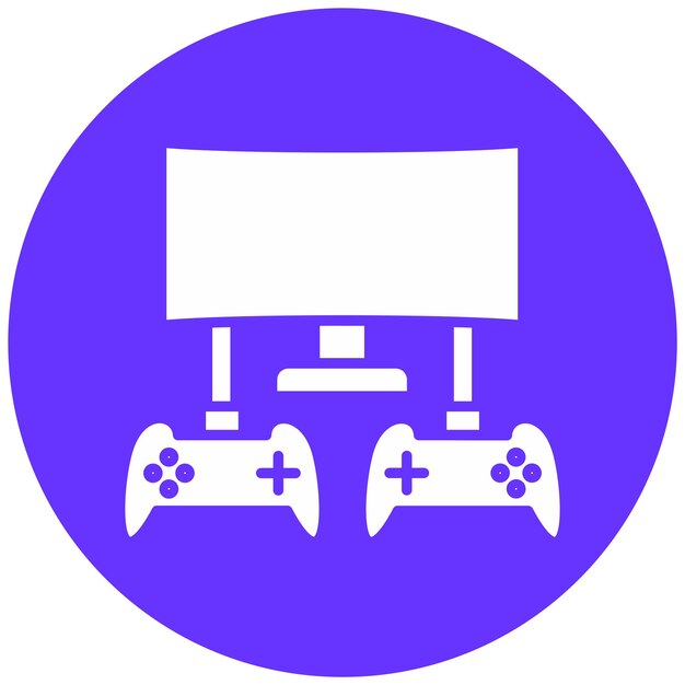 Vector vector design multiplayer icon style