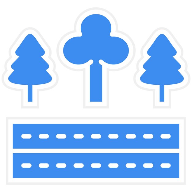 Vector Design Multiple POIs Icon Style