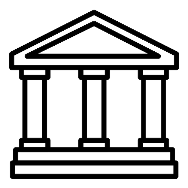 vector design museum icon style