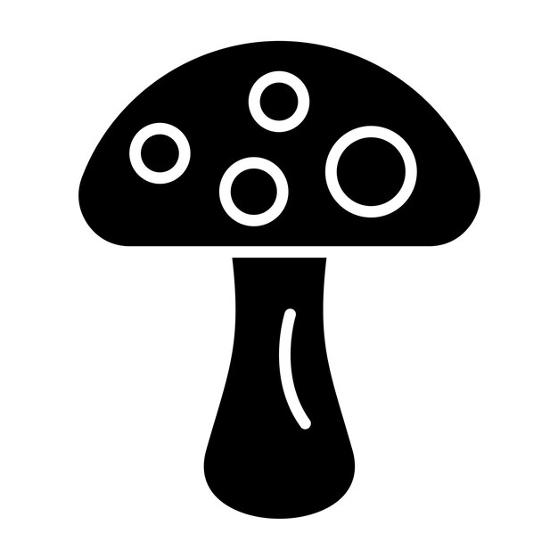 Vector Design Mushroom Icon Style