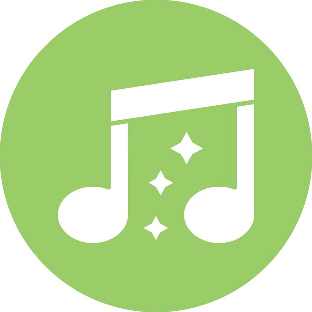 Vector Design Music Icon Style