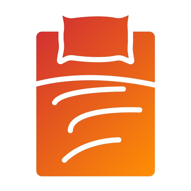 Vector Design Muslin Bedding Icon Stijl