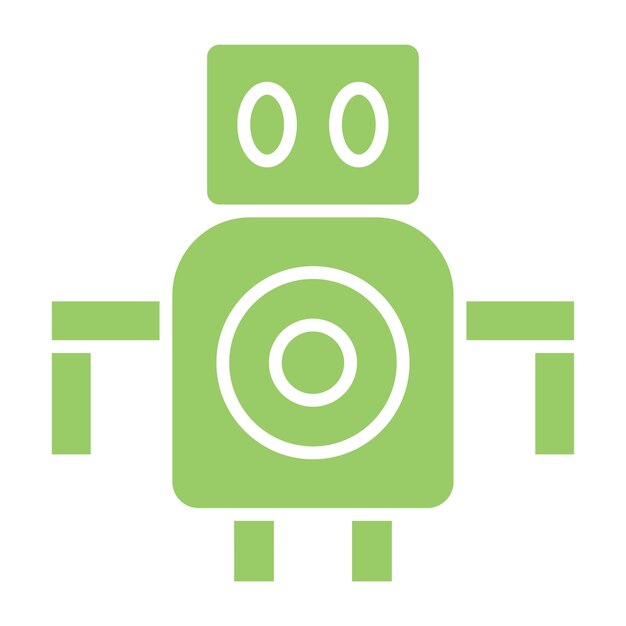 Vector Design Nanorobot Icon Stijl