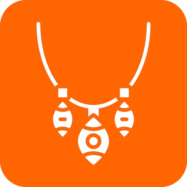 Vector vector design necklace icon style