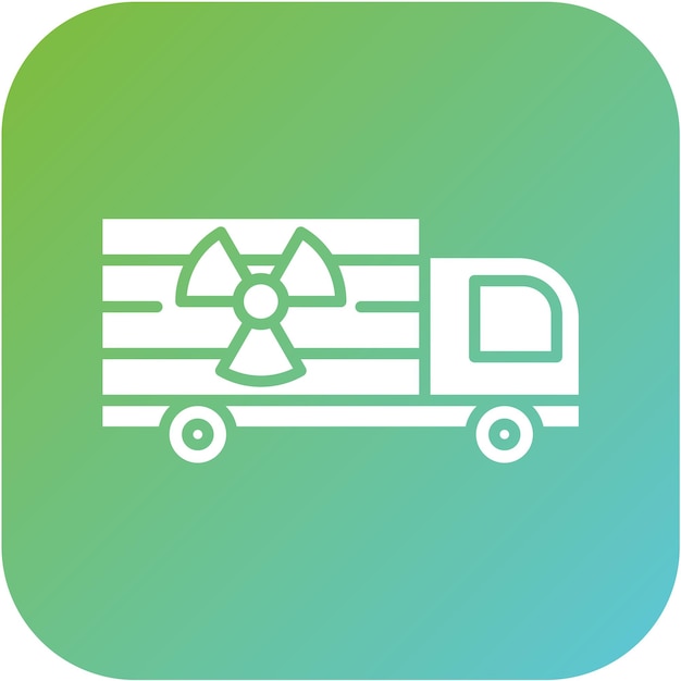 Vector Design Neclear Truck Icon Style