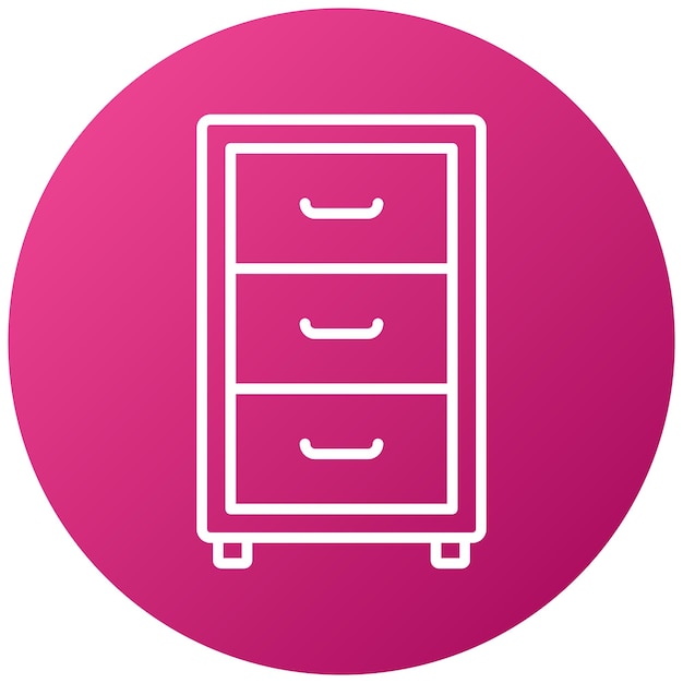 Vector Design Night Stand Icon Style