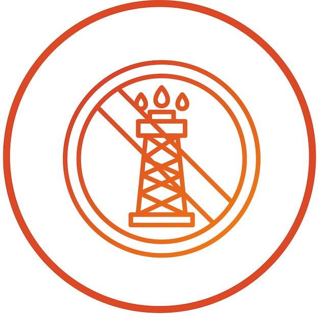 Vector vector design no fossil fuels icon style