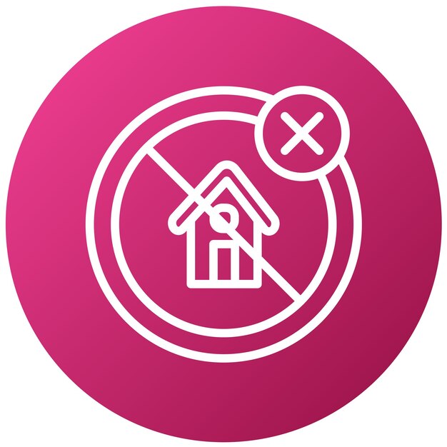 Vector vector design no house icon style