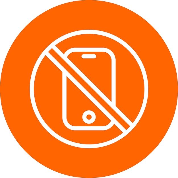 Vector vector design no phone icon style