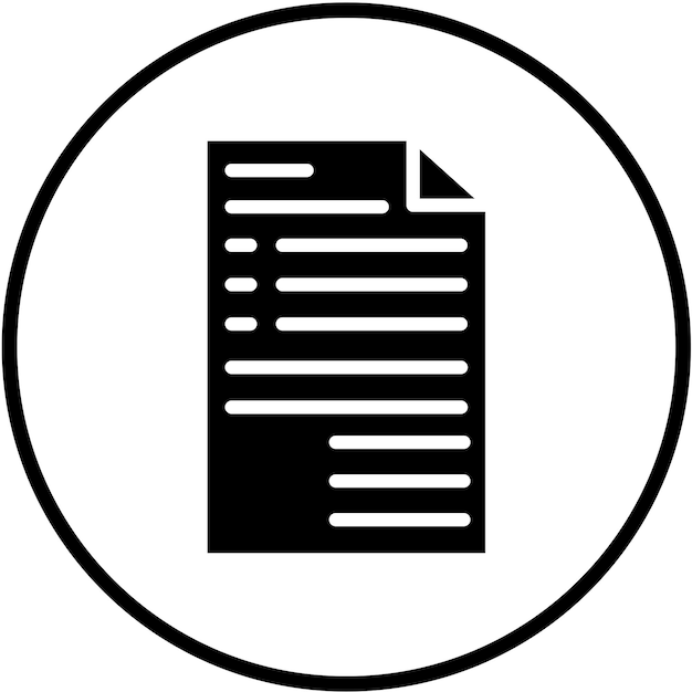 Векторный дизайн стиля иконки блокнота