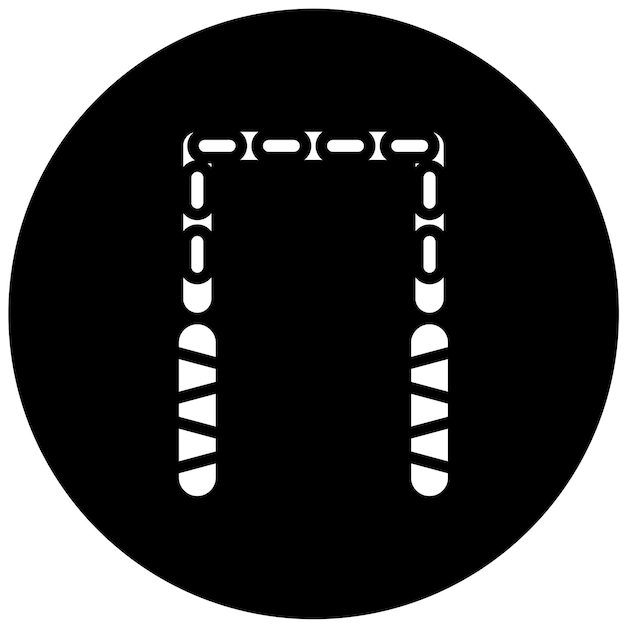 Vector vector design nunchaku icon style