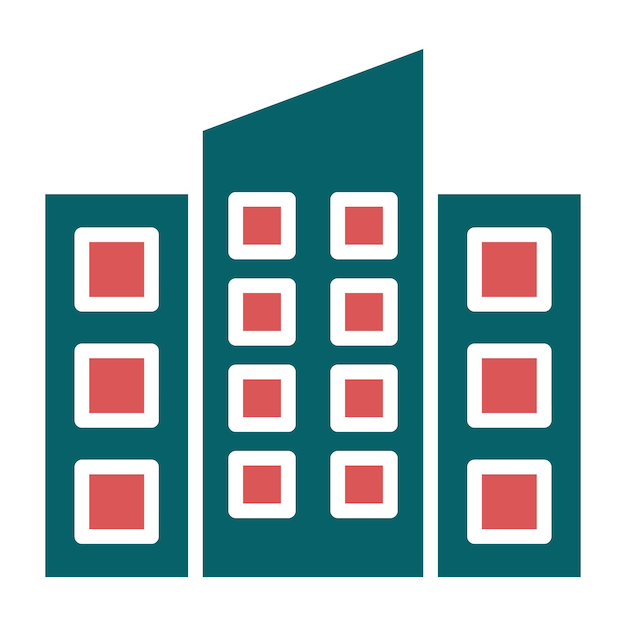 Vector vector design office building icon style