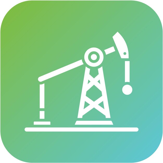 Vector vector design oil pump icon style