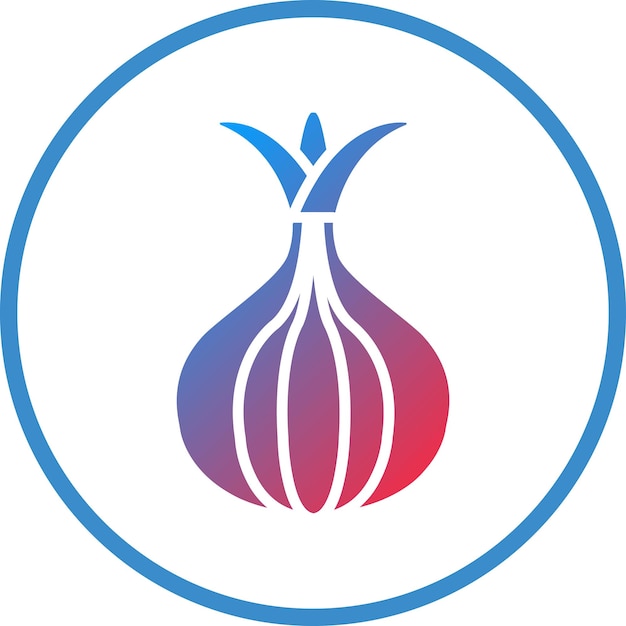 Vector design onion icon style