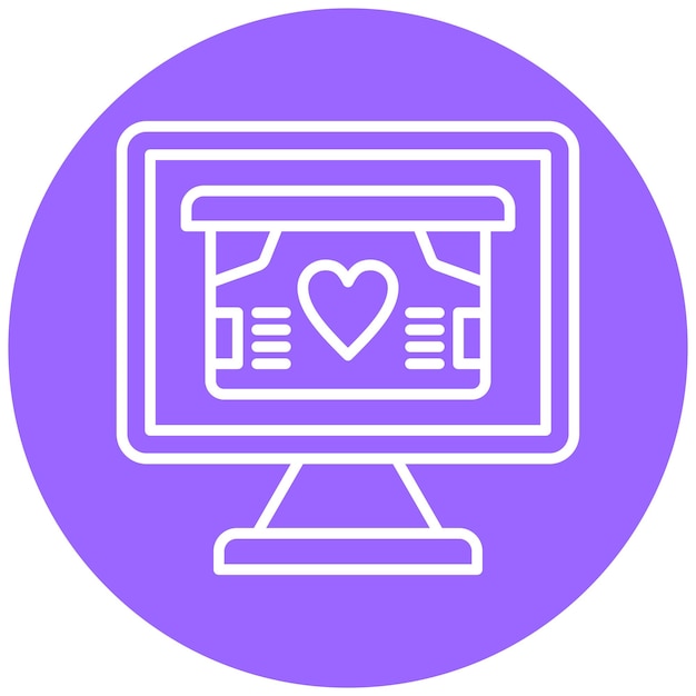 Vector Design Online Donation Icon Style