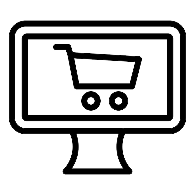 Vector Design Online Shopping Icon Style