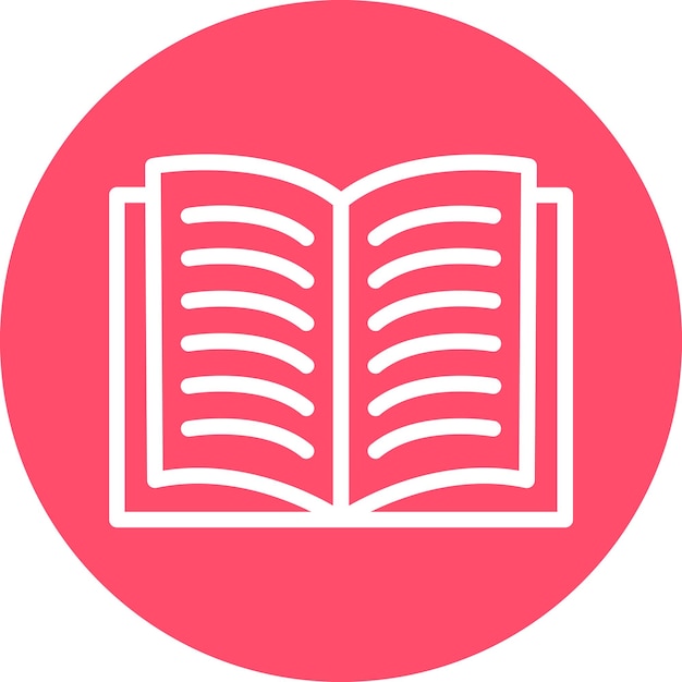 Vector Design Open Book Icon Style