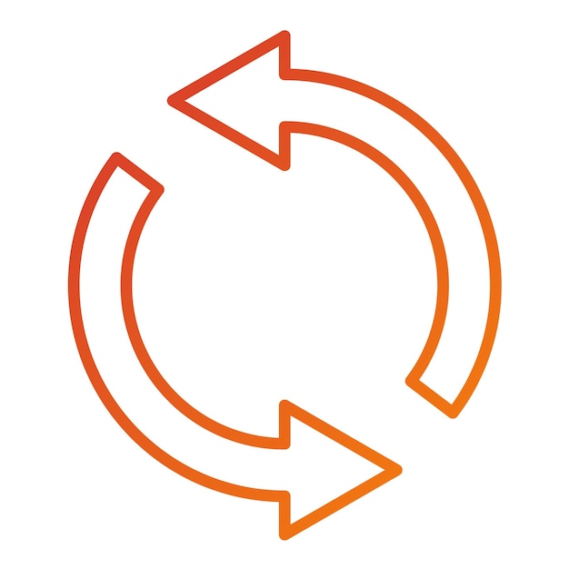 vector design open loop icon style