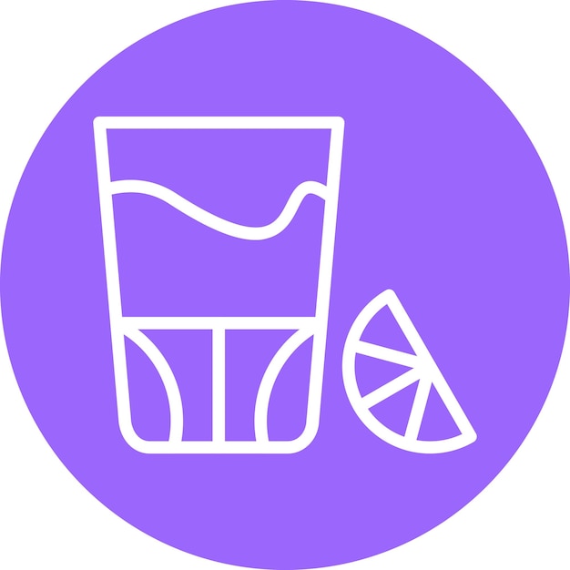 Vector Design Orange Juice Icon Style