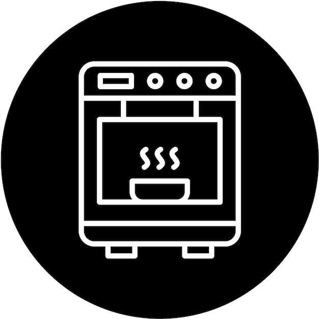 Vector Design Oven Icon Style