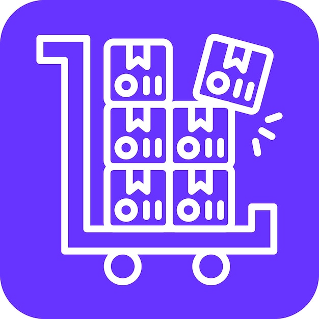 Vector vector design overflow shipment icon style