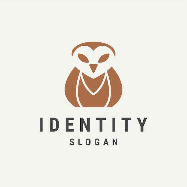 vector design owl logo template