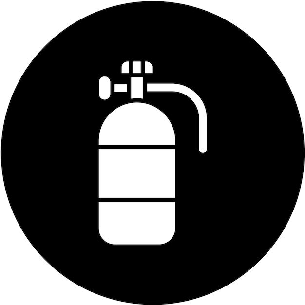 Vector Design Oxygen Tank Icon Style