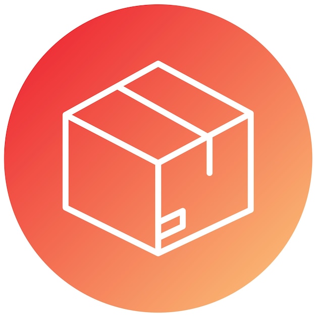 vector design package icon style