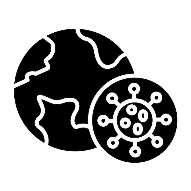 Vector Design Pandemic Icon Style