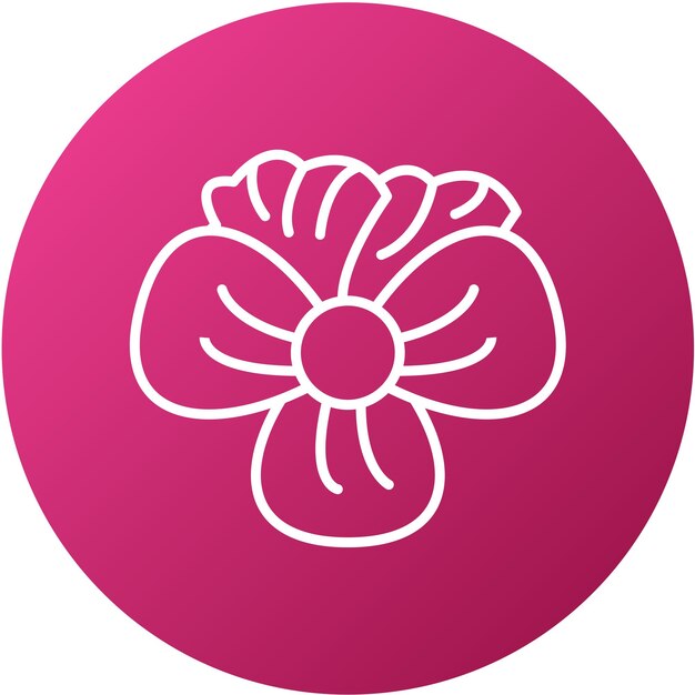 Vector Design Pansy Icon Style