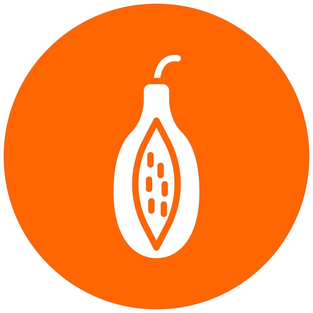 Vector Design Papaya Icon Style