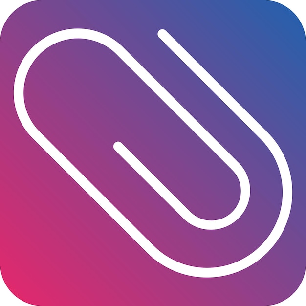 Vector vector design paper clip icon style