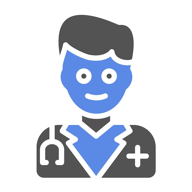 Vector vector design paramedic male icon style