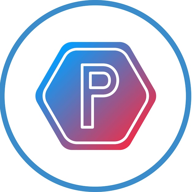 Vector vector design parking icon style