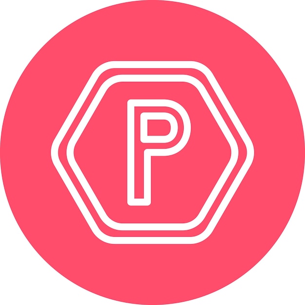 Vector Design Parking Icon Style