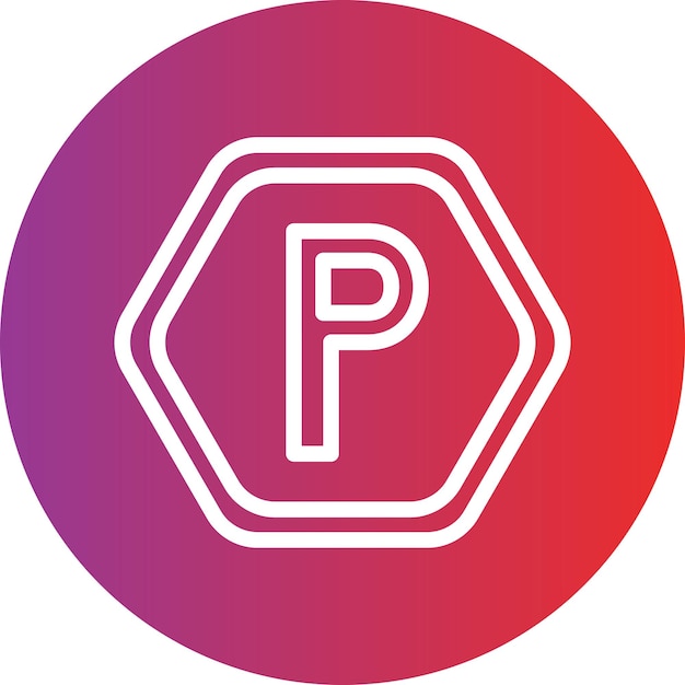 Vector Design Parking Icon Style