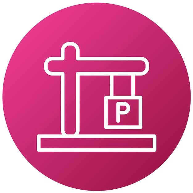 Vector vector design parking icon style