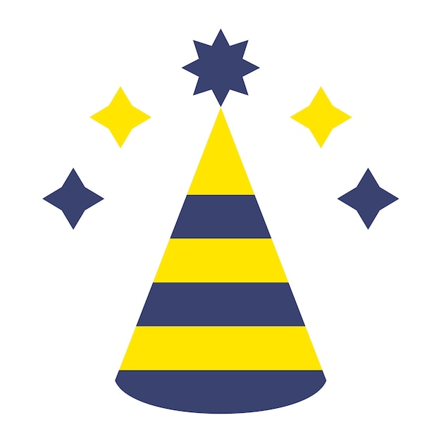 Vector Design Party Hat Icon Style