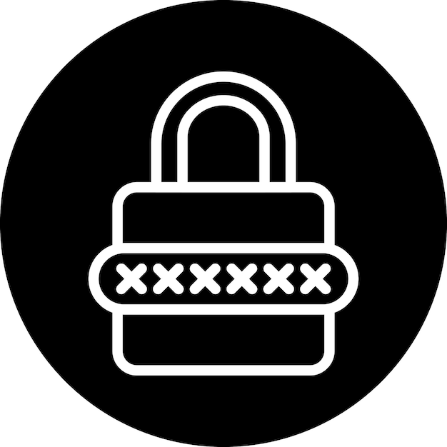ベクトル デザイン パスワード アイコン スタイル