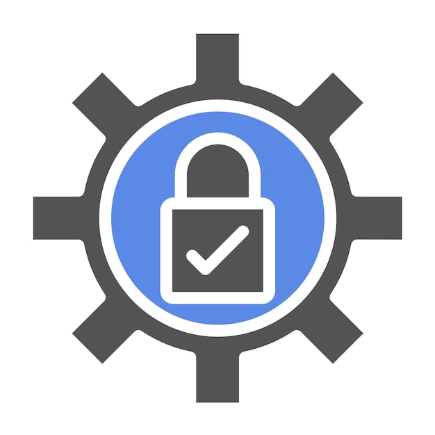 Vector Design Password Vault Icon Style