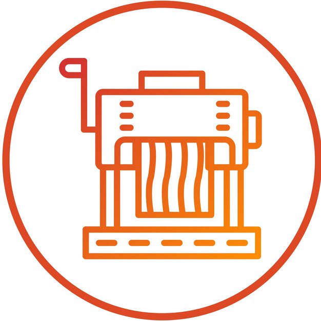 Vector Design Pasta Maker Icon Stijl