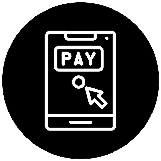 Vector vector design payment button icon style