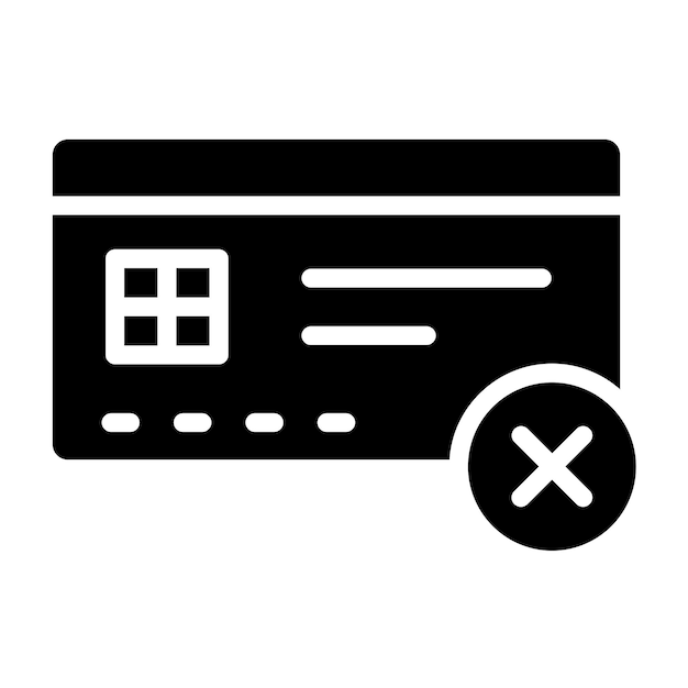 Vector vector design payment failure icon style