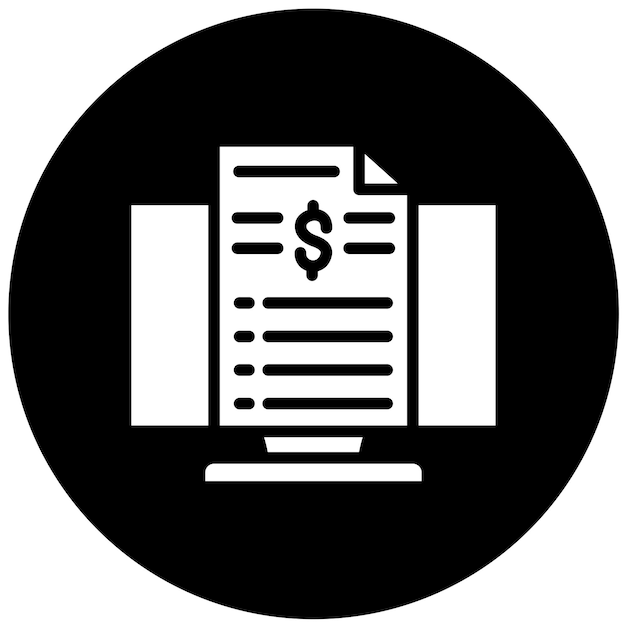 Vector Design Payment Invoice Icon Style