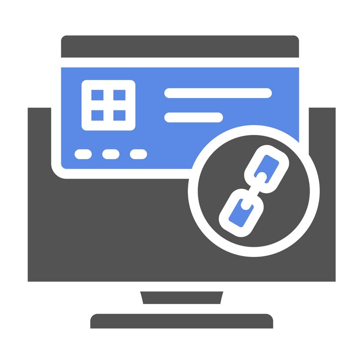 Vector vector design payment link icon style